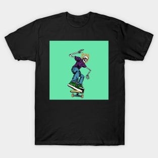 Skatazz skeleton green T-Shirt